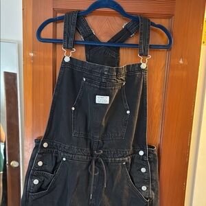 Levi's Black Denim Jumpsuit